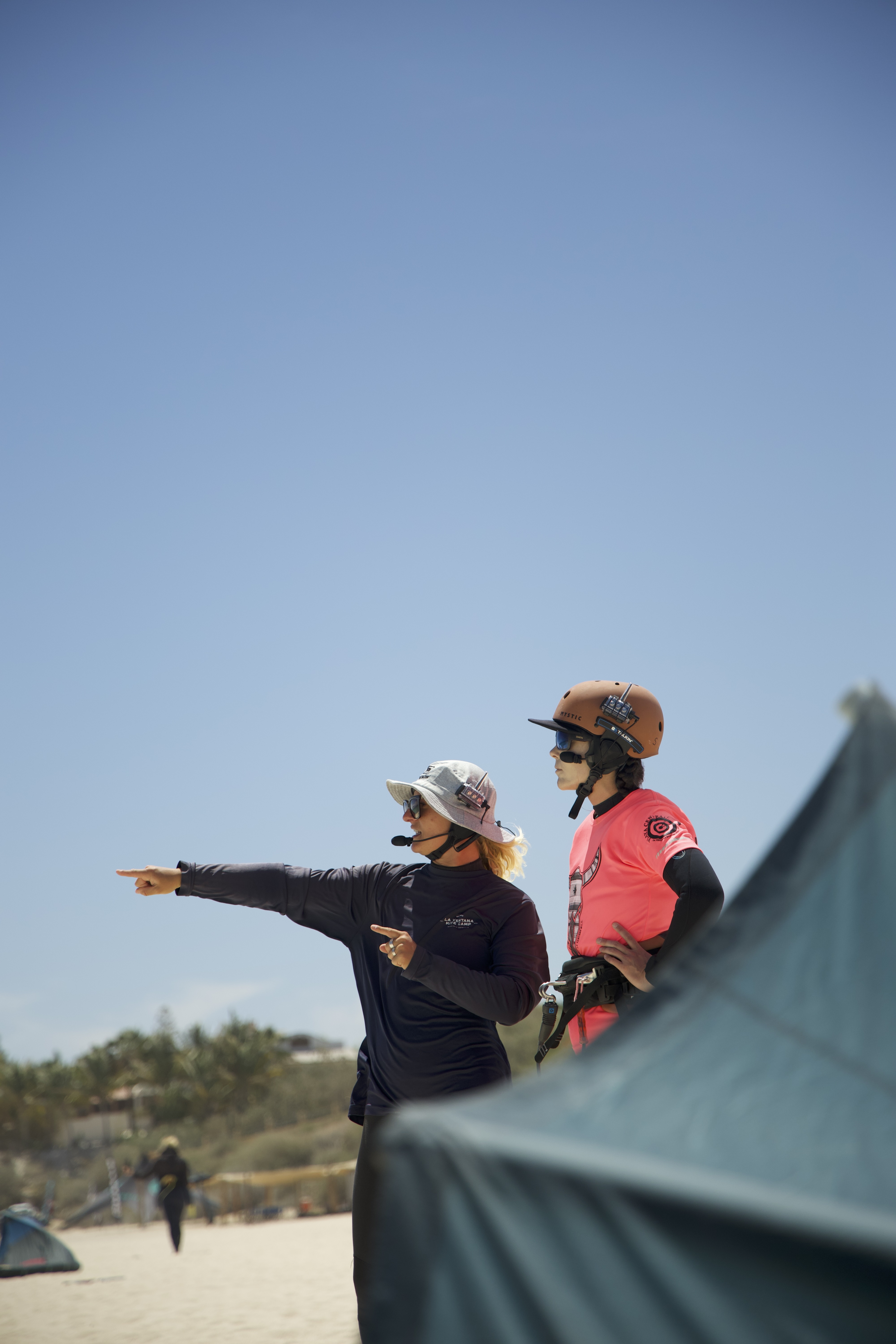 LVKC kite school lesson in La Ventana