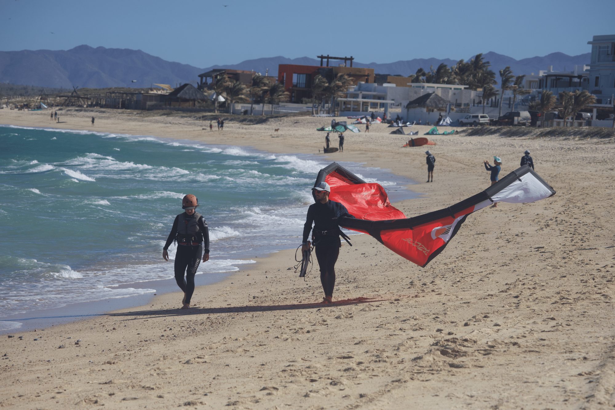 Private kite lesson on the beach in La Ventana